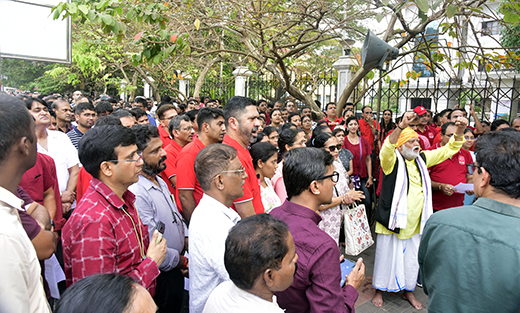 Main news Bank protest